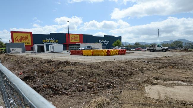 Aldi construction site on Gladstone Road, Rockhampton.