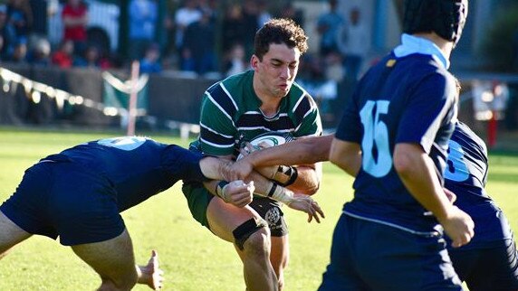 Brisbane Boys College skipper Jacob Blyton in action during the GPS rugby season.