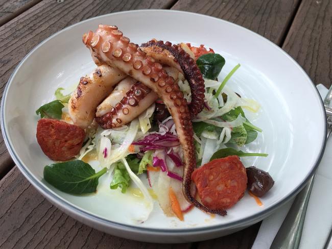 Grilled octopus at Fourth Fish.