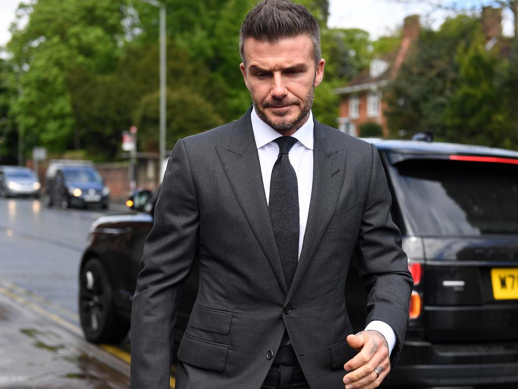 David Beckham loses license for using phone at the wheel | news.com.au ...