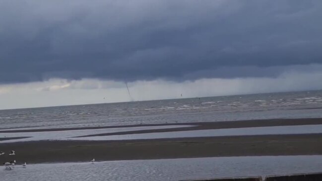 Water spout off Brisbane