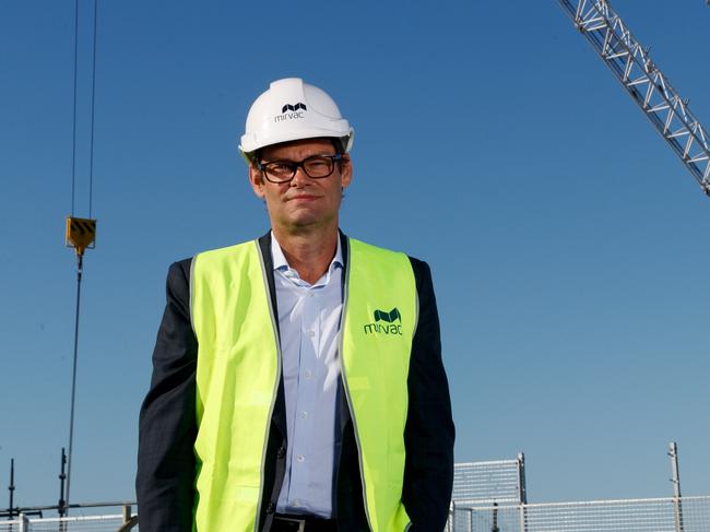 SYDNEY, AUSTRALIA - NewsWire Photos JULY 19, 2023: Campbell Hanan, Group Chief Executive Officer & Managing Director of Mirvac, at Willoughby development NINE on Wednesday. Picture: NCA NewsWire / Nikki Short