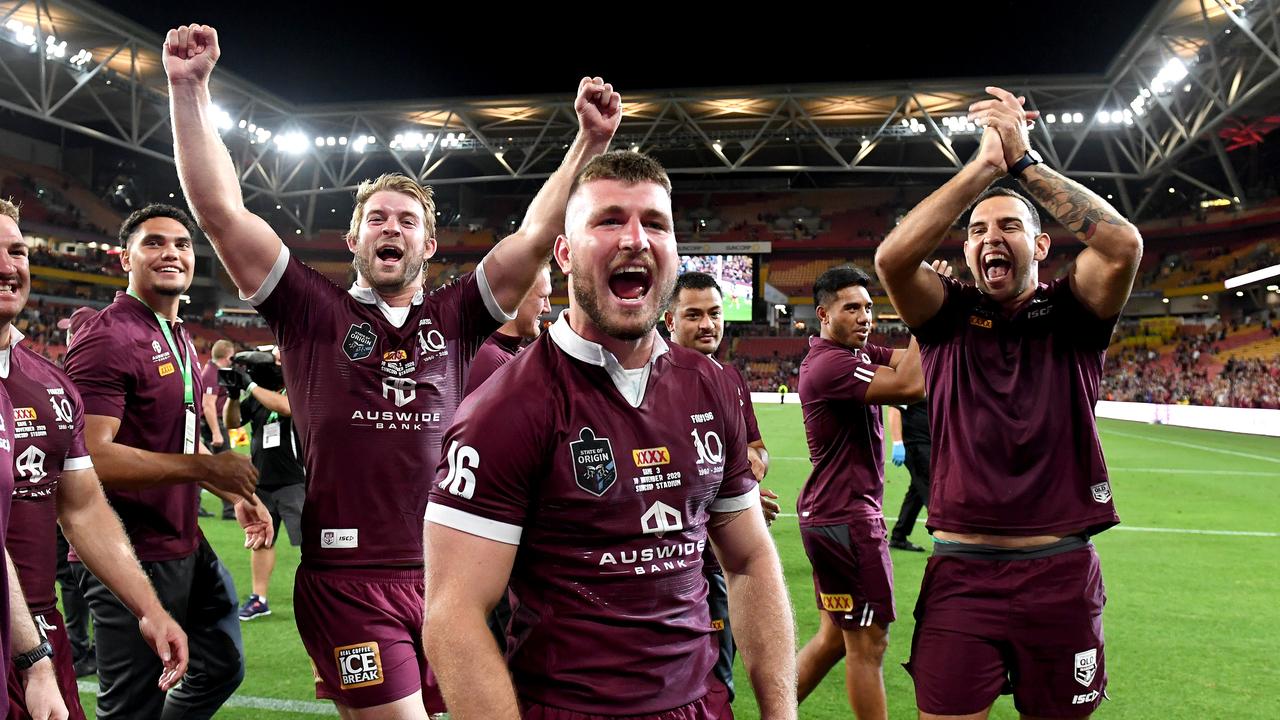 Jai Arrow is still learning the tricks of the trade when it comes to prepping for Origin. Picture: Bradley Kanaris/Getty Images