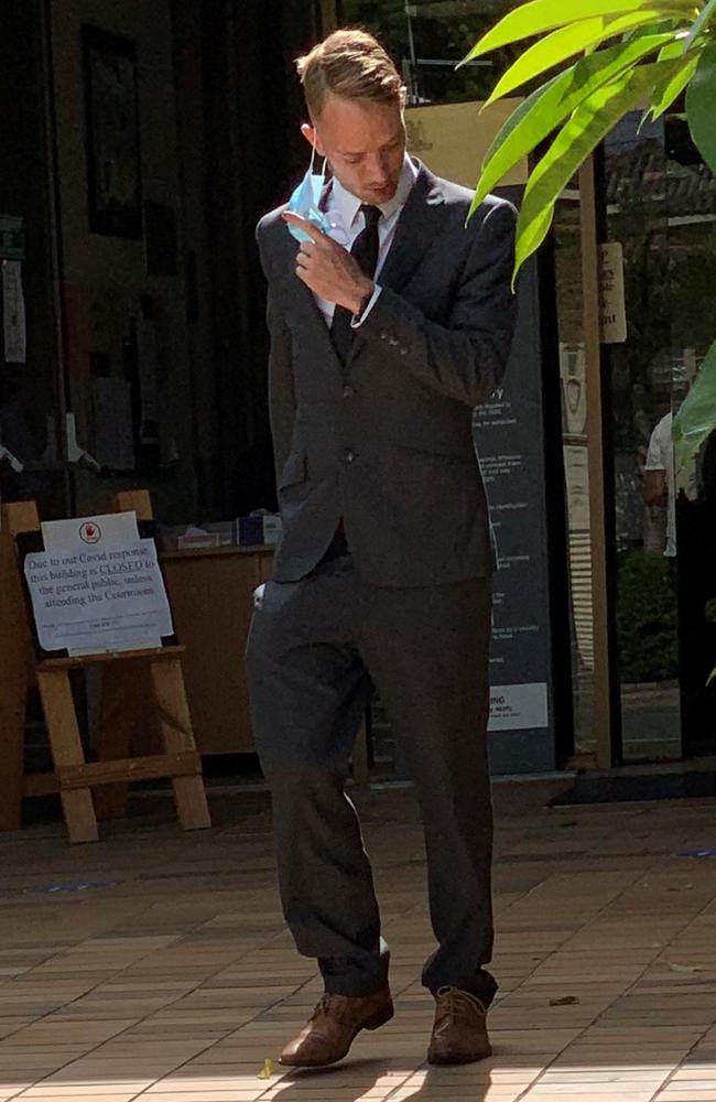 Richard Alexander Davis outside Tweed Heads Court.