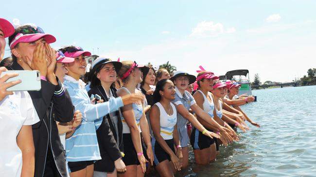 Supporters at the 2021 Head of the River. Picture: Michael Marschall