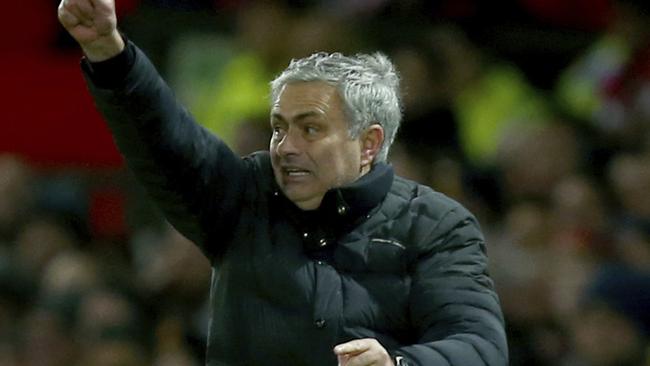 Manchester United's manager Jose Mourinho.