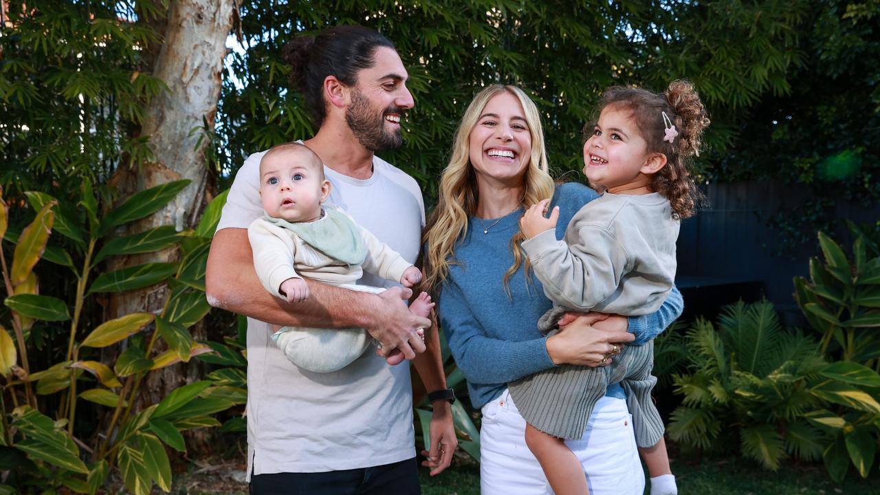 Dr Rachel Cohen with her husband Brad, pictured with their children Tal and Maya. Picture: Justin Lloyd