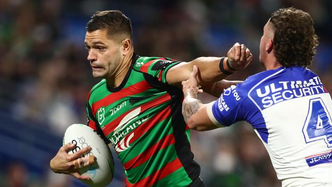 Souths centre Braidon Burns is on the Sharks’ radar for next season. Picture: Chris Hyde/Getty Images