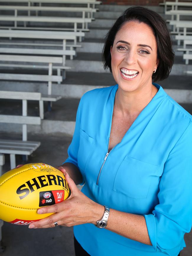 And as the new boss of AFLW. Picture: Nicole Cleary