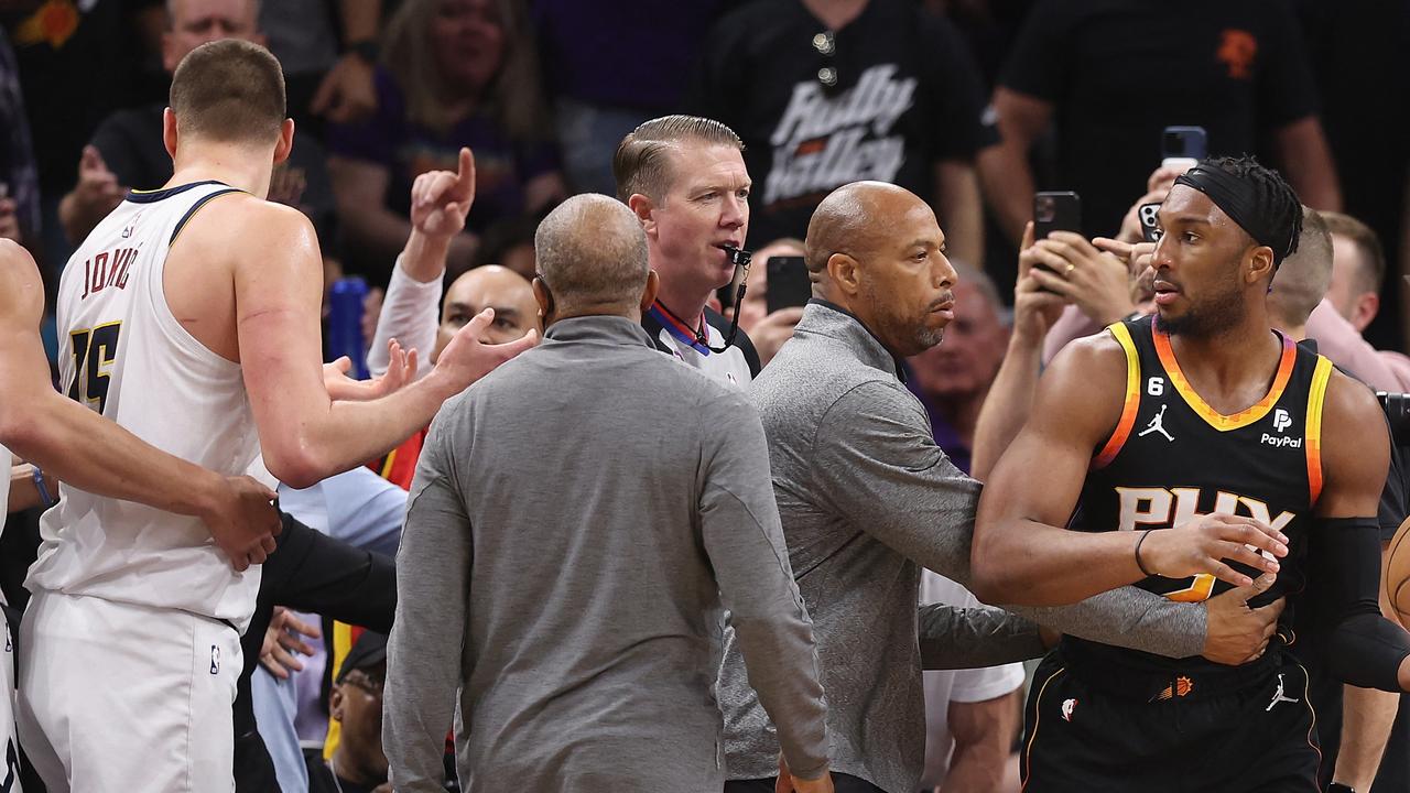 Things threatened to boil over in Phoenix. Christian Petersen/Getty Images/AFP