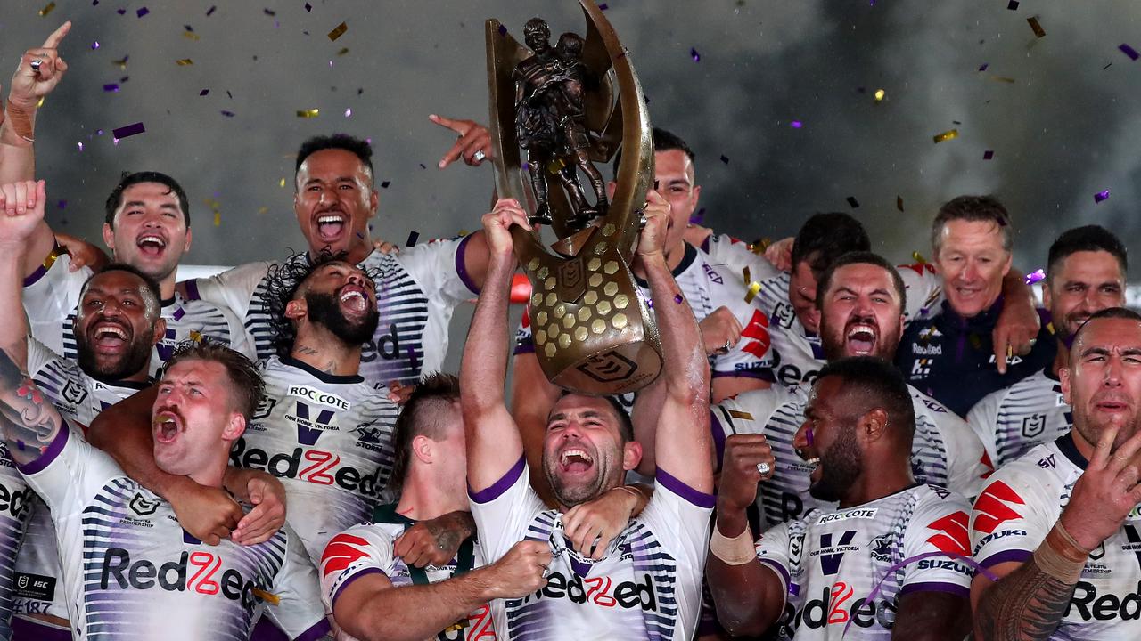 The NRL grand final is up for grabs. Picture: Cameron Spencer/Getty Images