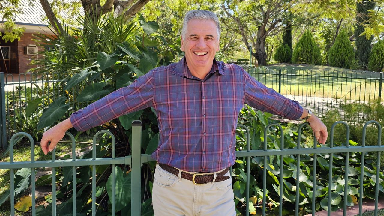 Burdekin MP Dale Last at Glenden, a mining town previously scheduled for demolishing that hasn't quite been saved yet.