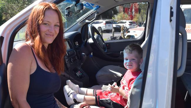 Nancy Towner and her grandson, Colson