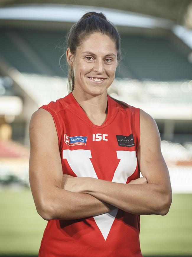 North Adelaide skipper Jessica Edwards. Picture: Mike Burton