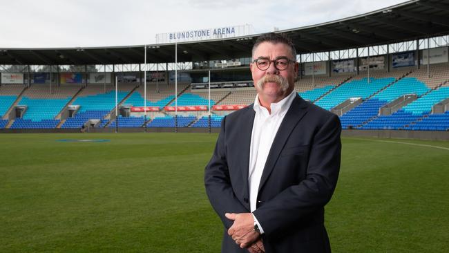 Cricket Tasmania Chairman David Boon is also an ICC referee and says what the ICC require for a cricket venue has been taken into consideration in the Macquarie Point stadium designs. Picture: Linda Higginson