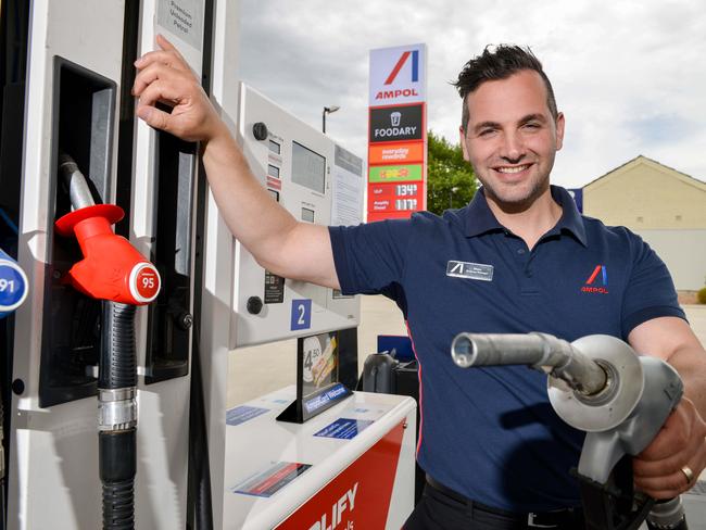 ADELAIDE, AUSTRALIA - NewsWire Photos OCTOBER 22, 2020: AMPOL South Australian  Business Manager Marc Dahdah at the Holden Hill station. The name AMPOL is returning to South Australia for the first time in 25 years. Picture: NCA NewsWire / Brenton Edwards