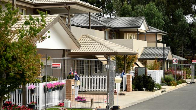 Anglicare Newmarch House in Western Sydney where 11 people have died. Picture: AAP.