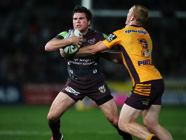 Manly captain Jamie Lyon finished last season with a bang and could return to gun status.