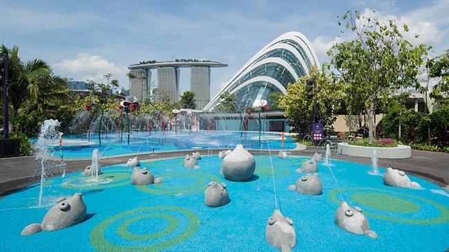 The Children’s Garden at Singapore’s Gardens by the Bay, one of the city’s top spots for kids. 