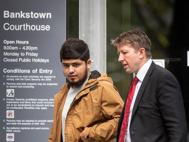 Atoev (left) must perform 120 hours of unpaid community service work as punishment for his crime. Picture: Julian Andrews.