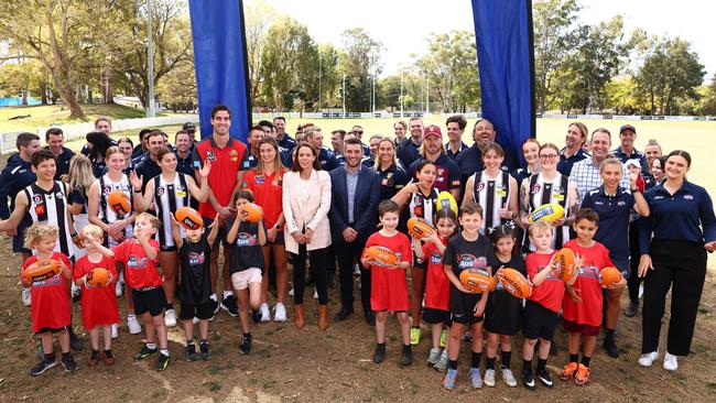 AFL Queensland announced a record participation total last week. Picture: Chris Hyde/AFL Photos/Getty Images