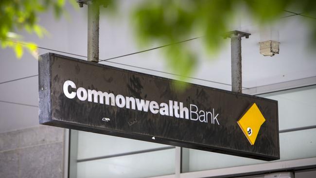 ADELAIDE, AUSTRALIA - NewsWire Photos NOVEMBER 15, 2021: The Commonwealth Bank Signage and Logo at the Rundle Mall Branch, Adelaide, South Australia. Picture NCA NewsWire / Emma Brasier.