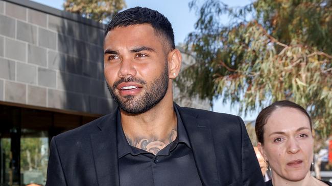 Tarryn Thomas leaves Broadmeadows court in November, 2024. Picture: NewsWire, David Geraghty.