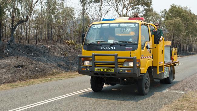 Luke Darby Cranston, 23, is facing a raft of charges including the break and enter and theft of an Isuzu NPS 3007 fire truck and Nissan Patrol rural fire vehicle.