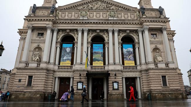 The Lviv National Opera house.