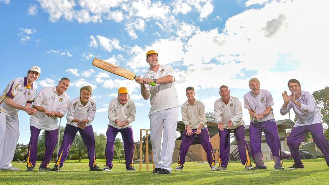 History will be made when 11 members of the Duggan family join forces in a local game of cricket. Picture: Jason Edwards