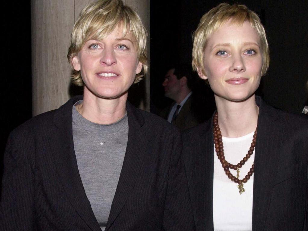 Heche dated Ellen DeGeneres in the ‘90s. Picture: Jim Ruymen/AFP