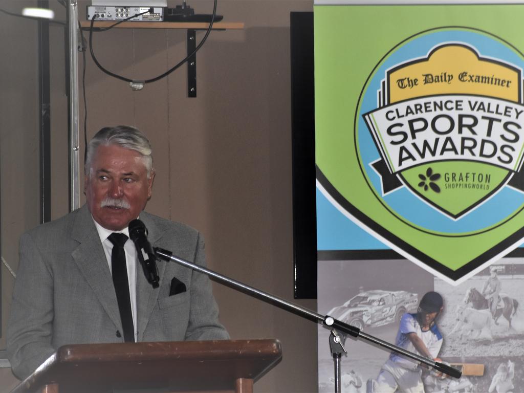 Former NBN news presenter Mike Rabbitt hosted the 2020 Clarence Valley Sports Awards at Grafton District Services Club on Saturday, 14th November, 2020. Photo Bill North / The Daily Examiner