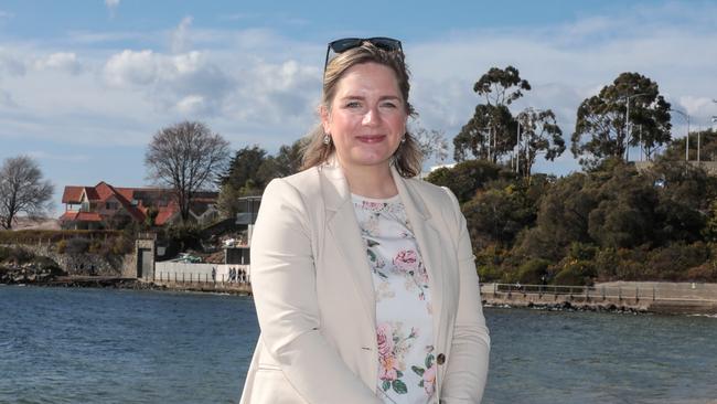 Emma Nugent, Nurse at the Royal Hobart Hospital, moved from the UK to work in Tasmania. Picture : Mireille Merlet