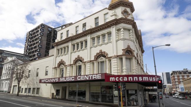 McCann's Music Centre at Hobart. Picture: Chris Kidd