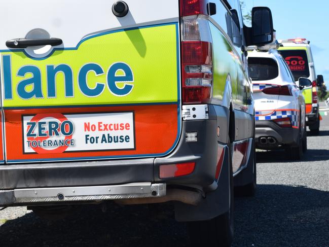 Queensland Fire and Emergency Services, police and ambulance crews were at the scene of a house fire at Gable St, East Mackay on Friday April 17. Photo: Zizi Averill. Generic