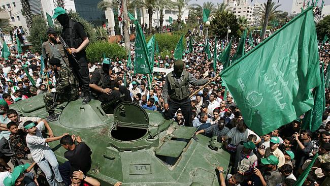 Hamas effectively took over the Gaza Strip in June 2007. Picture: Getty Images