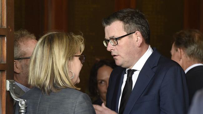 Victorian Premier Daniel Andrews and Deputy Premier Jacinta Allan. Picture: NCA NewsWire / Andrew Henshaw