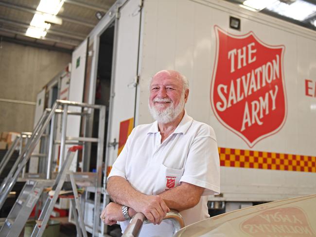 Thanks A Million: Alan Steven went above and beyond heading up the Salvation Army Emergency Response during the Black Summer bushfires. Picture: Tom Huntley