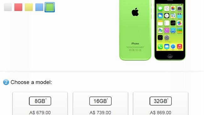 Apple releases 8GB iPhone 5C for $679 | news.com.au — Australia's