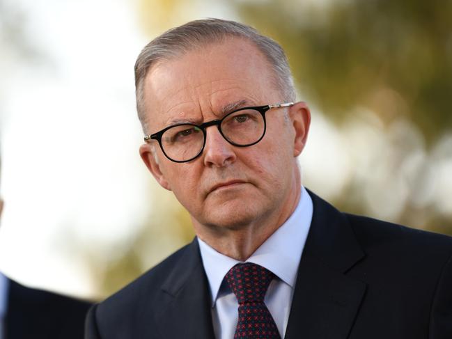 Anthony Albanese has challenged the Prime Minister to call the election. Picture: NCA NewsWire / Naomi Jellicoe