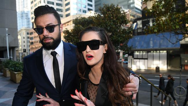 Fatima Mehajer, who was given a suspended jail term, outside court today. Picture: AAP