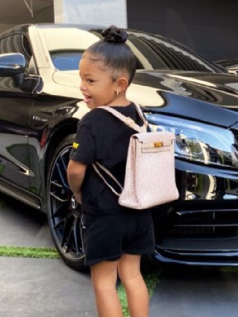 Kim Kardashian Gifts Stormi Webster Her First Louis Vuitton Bag