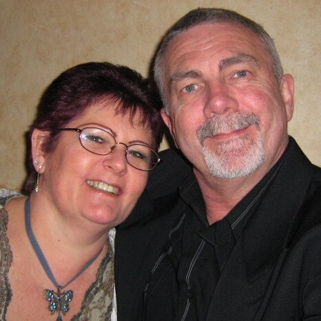 Lynette with husband Brian Bradbury.