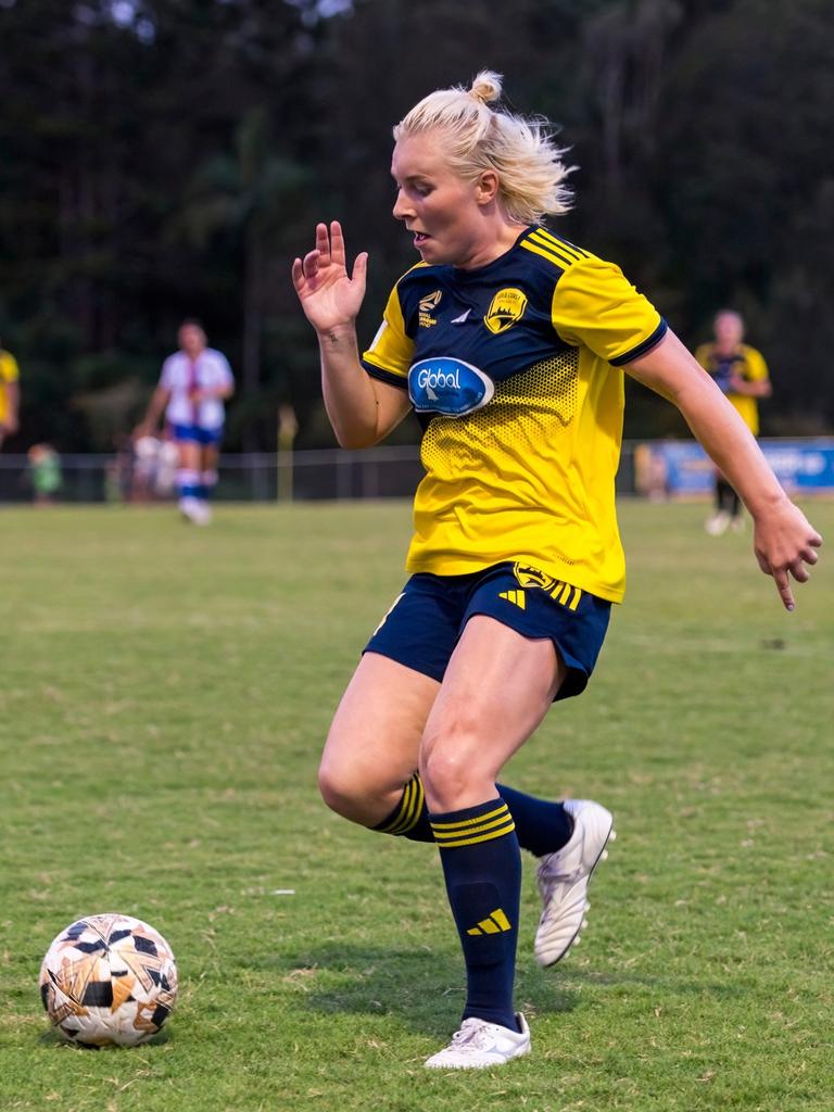 Kiri Dale in action for Gold Coast United. Picture: TMP Media