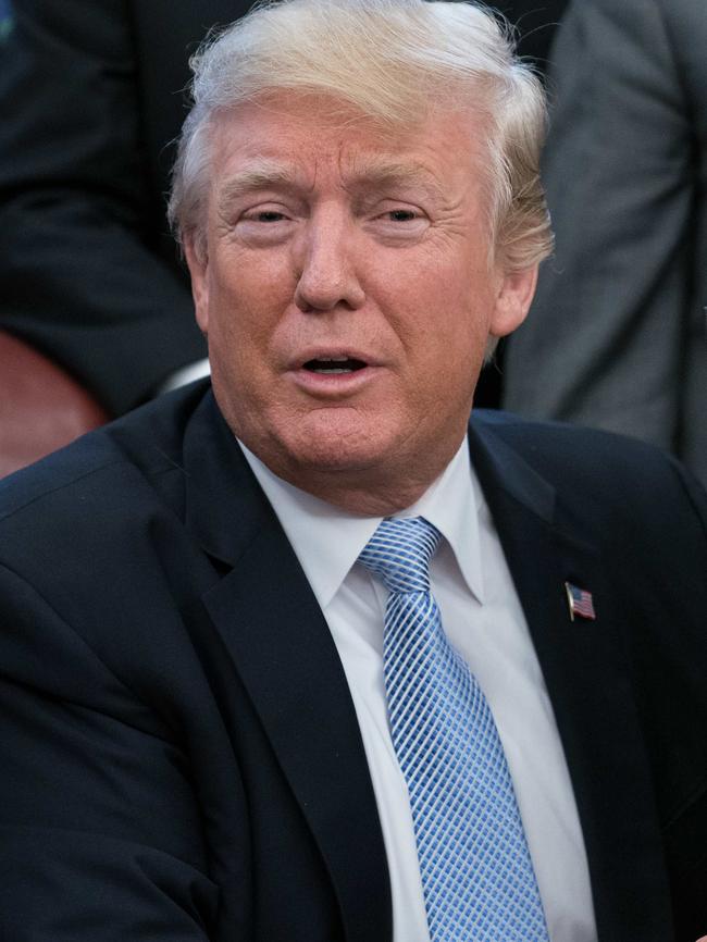Donald Trump has a number of bizarre requests for filming in his buildings. Picture: Nicholas Kamm
