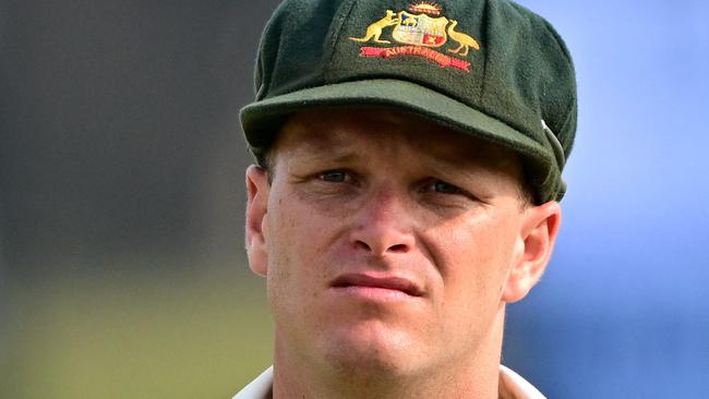 Matt Kuhnemann figures to play a big role for Australia in their tour of India in 2027. (Photo by Ishara S. KODIKARA / AFP)