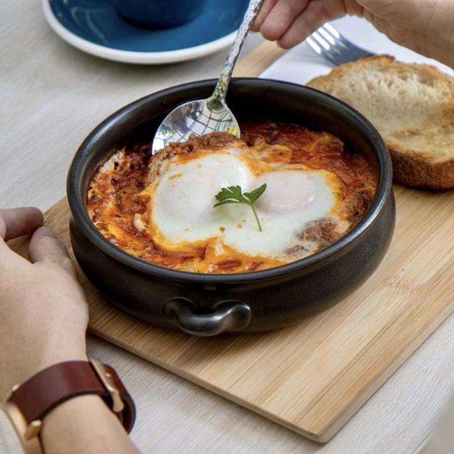 The Baked Eggs at Dovetail Social are their most popular brunch item. Picture: Dovetail Social