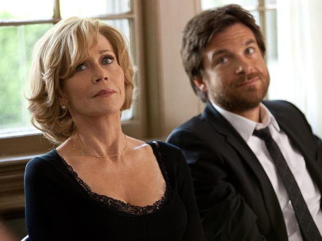 Look who is back ... Two-time Oscars winner Jane Fonda as Hilary Altman with Jason Bateman as Judd Altman in a scene from Warner Bros Pictures' This Is Where I Live You.