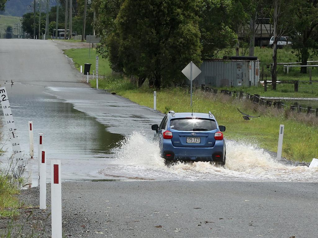 Flooding in the Beaudesert area in late November. Picture: Liam Kidston