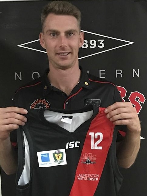 North Launceston Player. Headshots for the 2019 TSL Grand Final. Lauderdale v North Hobart. 12 - Bart McCulloch